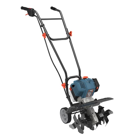 Senix 46 cc 4-Cycle Gas Powered Tiller Cultivator, 15-Inch Tilling Width, 8-Inch Tilling Depth TL4QL-L1